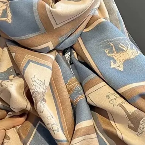 Unbranded Comfy Shawl 72.8 inches long 25.5 in wide - Picture 7 of 10